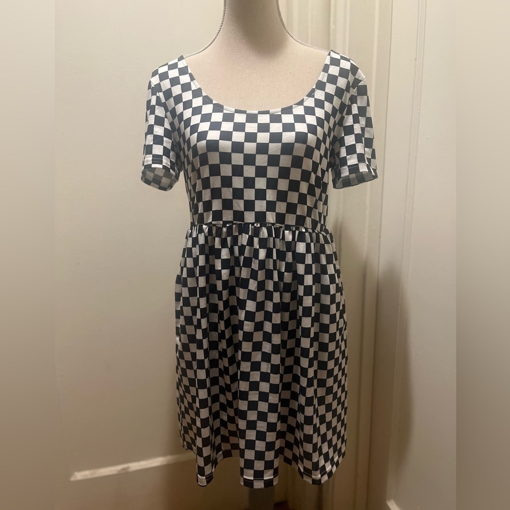 Tommyrot size medium checkered dress